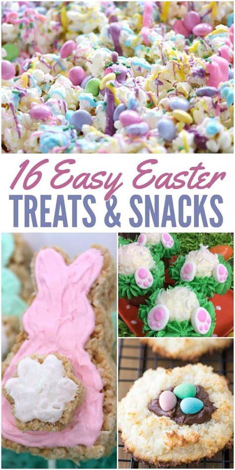 16 Easy Easter Treats And Snacks Funtastic Friday 119 Glue Sticks