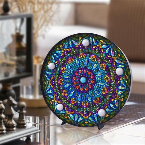 Mandala Diy Creative Diamond Led Lamp