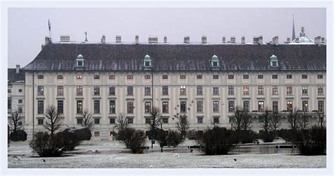 Hofburg Leopoldinischer Trakt Im Winter Foto And Bild Europe