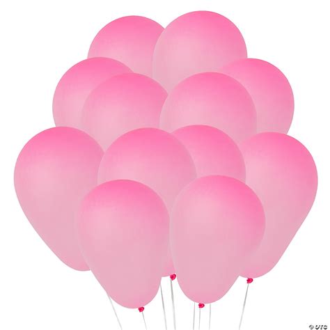 Hot Pink 9 Latex Balloons Fun Express