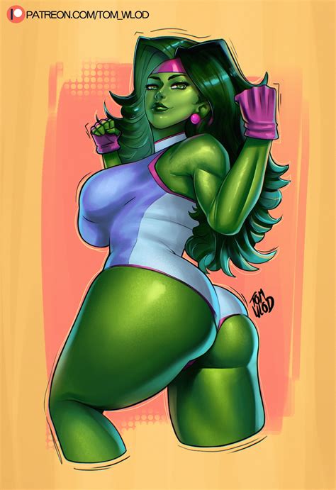 She Hulk By TomWlod Hentai Foundry