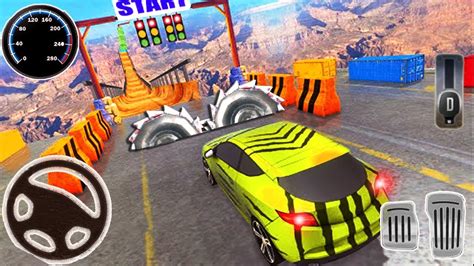 Permainan Mobiil Mobilan Balap Rintangan Ultimate Ramp Car Stunts Android Games Youtube