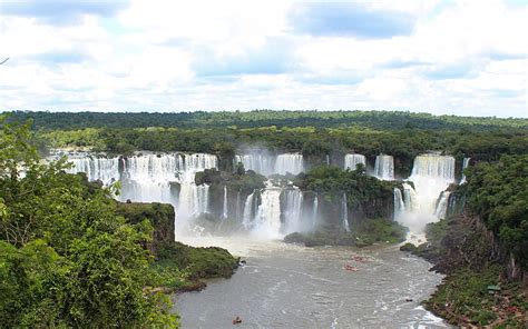 Hd Wallpaper 4k Iguazu Falls Argentina Waterfall Iguazu River