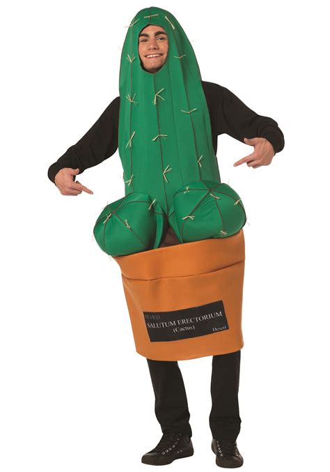 Funny Adult Happy Cactus Costume