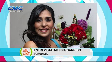 Entrevista A Melina Garrido Parte 4 YouTube