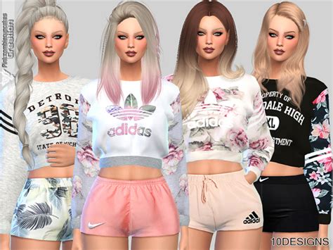 Sweatshirts Collection 010 By Pinkzombiecupcakes At Tsr Sims 4 Updates