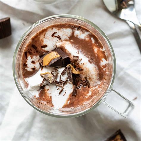 Peanut Butter Hot Chocolate With Cocoa Powder Vibrantly G Free
