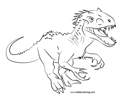 Jurassic World Coloring Pages - Free Printable Coloring Pages