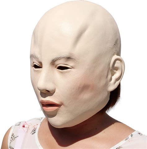 Partyhop Lady Mask Halloween Latex Female Beauty Mask Realistic Funny Fancy Costume Face Mask