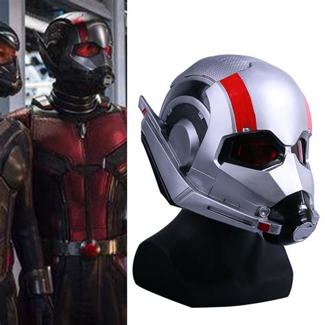 Movie Ant Man And The Wasp Mask Cosplay Antman Pvc Helmet Scott Edward