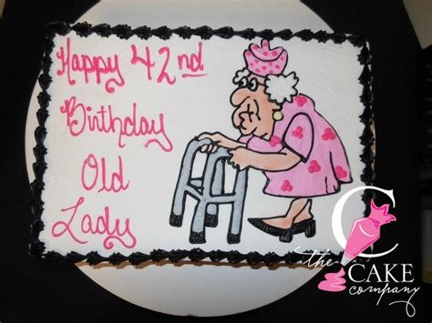 Old Lady Birthday Cake Birthday Cakes For Women Birthday Cake For Mom Birthday Cake Messages