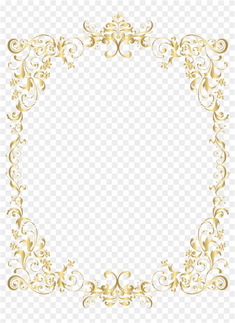 Fancy Gold Borders And Frames