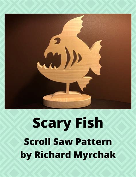 Scary Fish Scroll Saw Pattern Etsy
