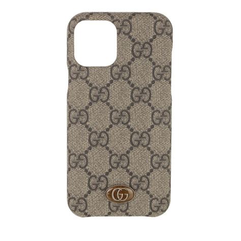 Gucci Ophidia Gg Iphone 11 Pro Case Beige Ebony In Beige Fashionette