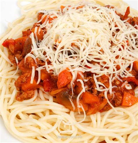 Pinoy Spaghetti Recipe Filipino Style Yummy Food Ph