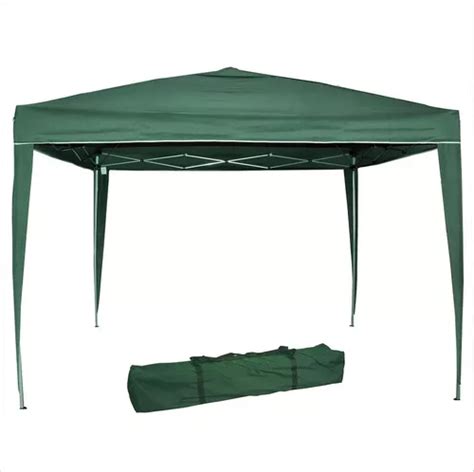 Tenda Gazebo X M Articulada Alum Nio Praia Camping Bolsa Cor Verde