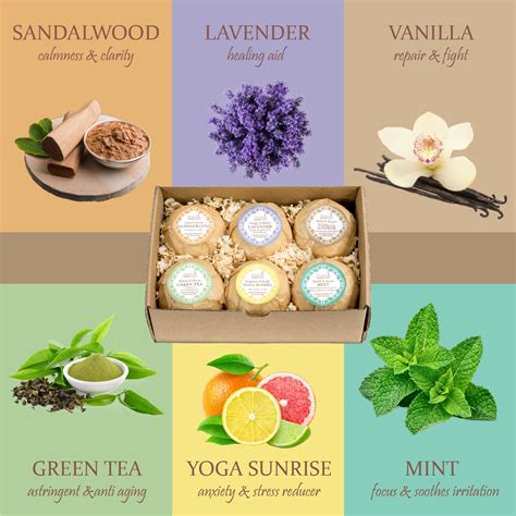 Inner Calm And Conviction Fragrances 6pcs Bath Bomb T Set By Freida