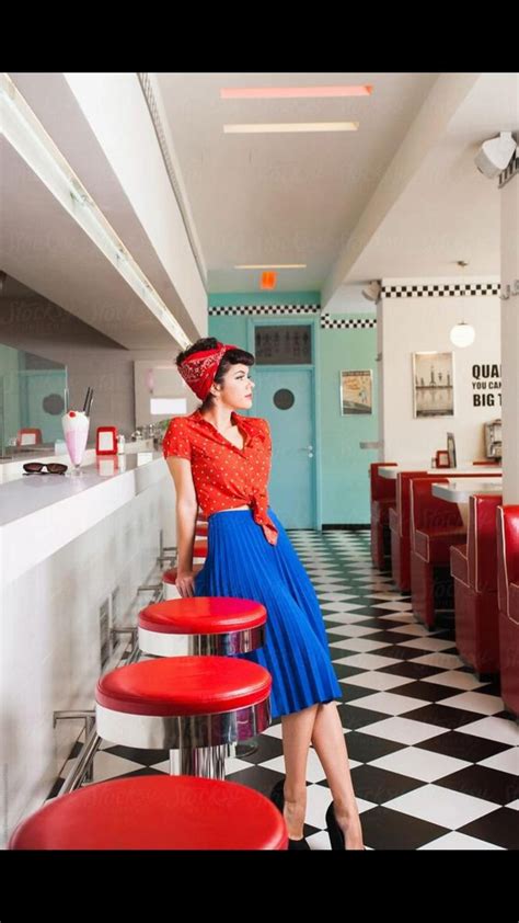Pin Up Waitress In Vintage Cafe Artofit