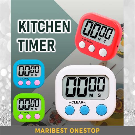 Kitchen Timer Electronic Magnetic Digital Cooking Timer Stopwatch