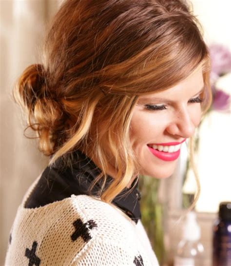 This hairstyle is a fun twist to the low messy bun perfect for long hair and not too thick. Easy, Cute and Messy Bun Hairstyles for Long Hair ...