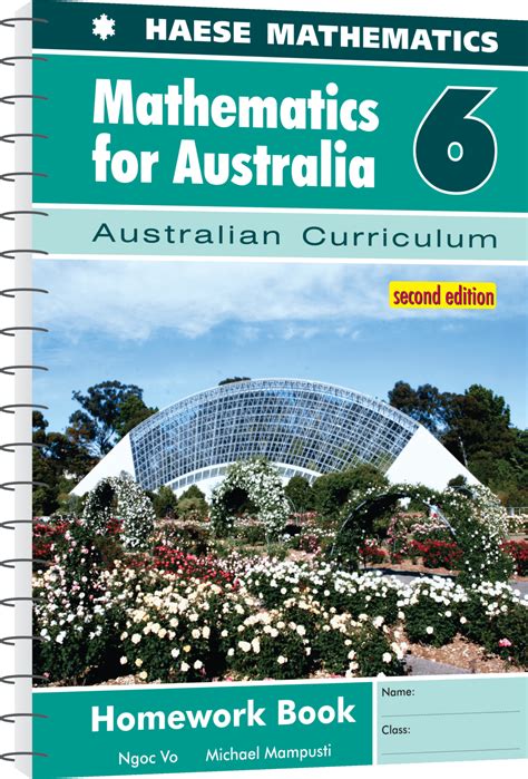 Mathematics For Australia 6 2nd Edition Homework Book Haese Mathematics