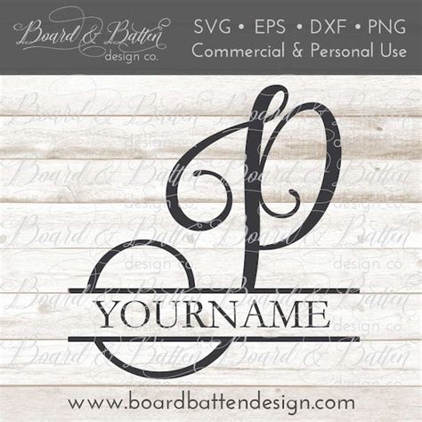 Split Monogram P Svg 895 Svg File For Diy Machine Free Svg Cut