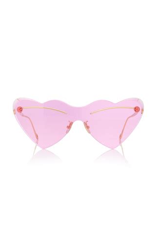 heart shaped metal sunglasses by loewe moda operandi