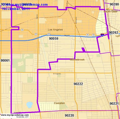 Zip Code Map Of 90059 Demographic Profile Residential Housing