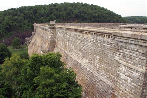New Croton Dam At The Croton Gorge Park Ny Stock Image Image Of
