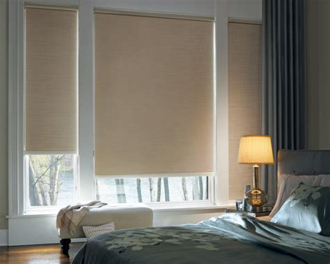 Designer Roller Shades With Continuous Cord Loop Contemporary