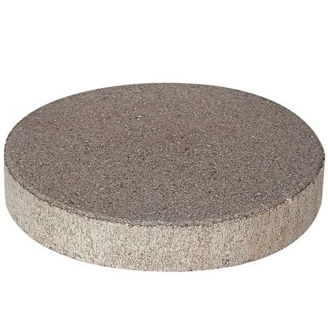 Pavestone 12 In X 12 In X 175 In Pewter Round Concrete Step Stone