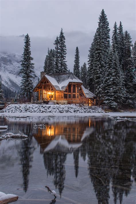 Winter Cabin Warm And Cool At The Same Time Pics