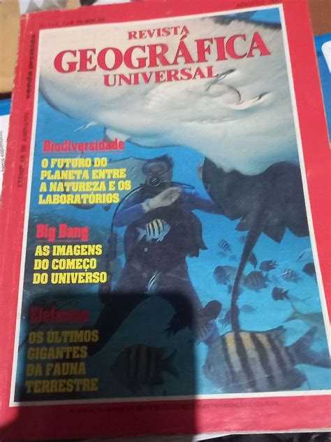 Revista Geográfica Universal Agosto De 1992 Número 212 Livro Revista
