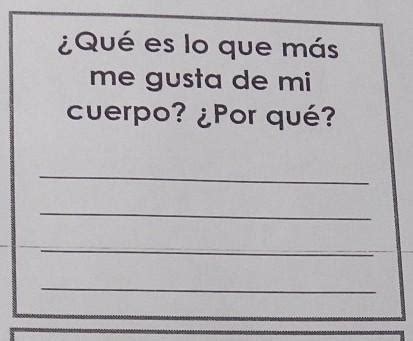 Qué es lo que más me gusta de mi cuerpo Por qué DOY CORONA Brainly lat