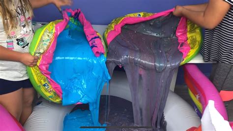 Mixing All Our Slime Pools In A Giant Slime Pool Youtube