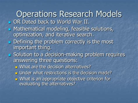 Definition Operational Research Masadu