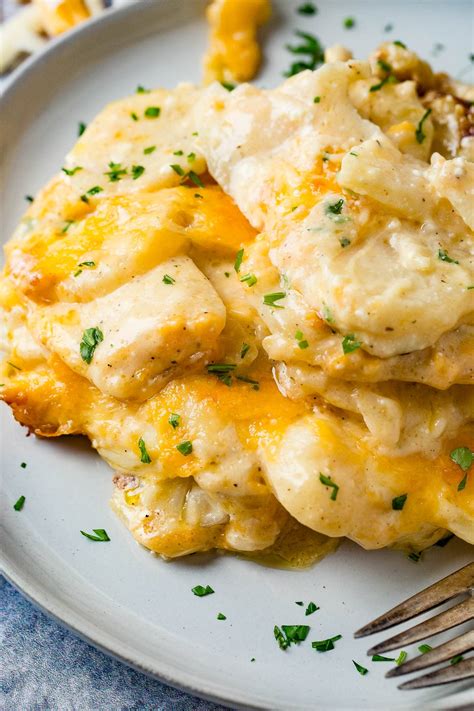Easy Cheesy Potato Casserole The Best Side Dish Oh Sweet Basil