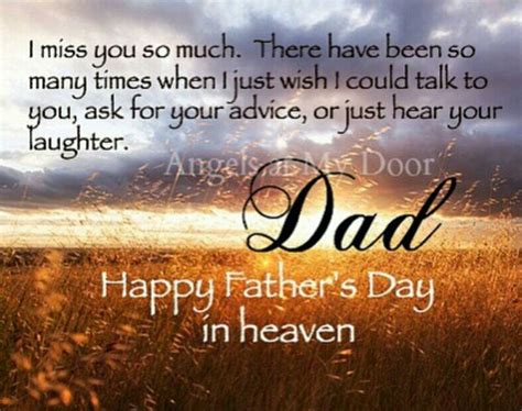Fathers Day Wishes For A Dad In Heaven Dadday
