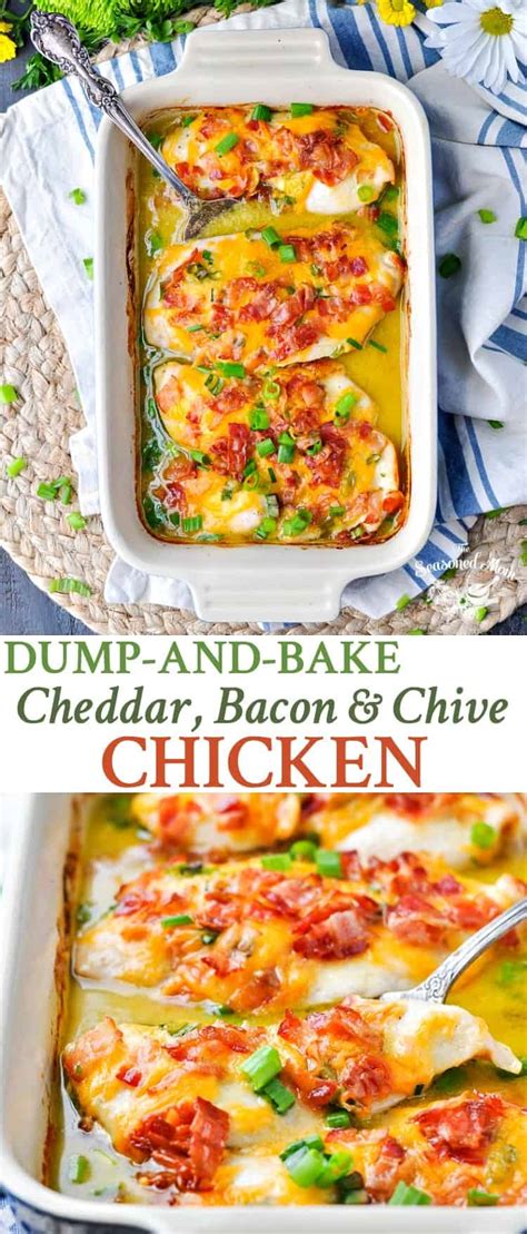 Just layers of juicy chicken and broccoli in the most flavorful rich, creamy cheese more information. Dump-and-Bake Cheddar Bacon & Chive Chicken Breast Recipe ...
