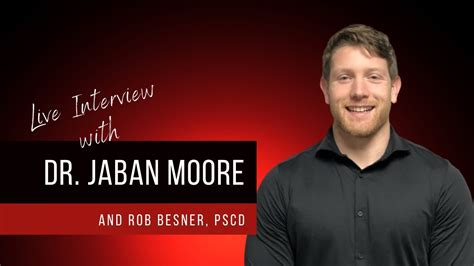 Live Interview With Dr Jaban Moore And Rob Besner Of Therasage Youtube