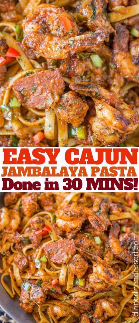 This cajun chicken pasta recipe has become a go to in our house. Easy Cajun Jambalaya Pasta with chicken, sausage and ...