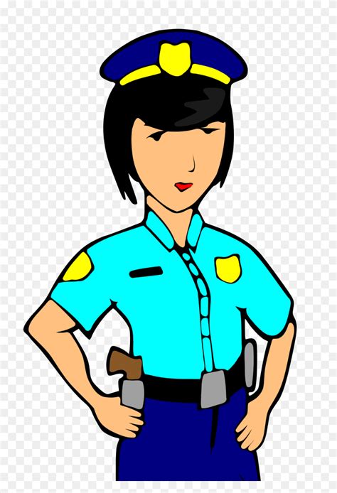 Female Police Officer Cartoon Clip Art