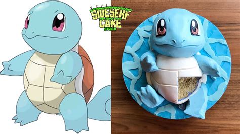 How To Make A Pokemon Squirtle Cake Youtube