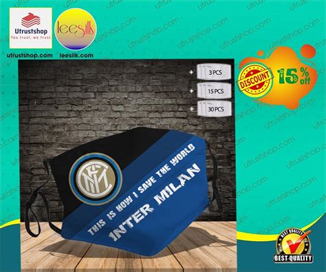 Inter Milan 3d face mask