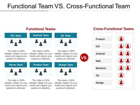 Functional Team Vs Cross Functional Team Powerpoint Presentation