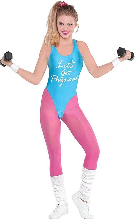 Olivia Newton John 80s Costume 80s Workout Outfit Aerobic Outfits