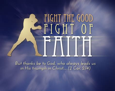Fight The Good Fight Of Faith Doing Good Not Growing Faint