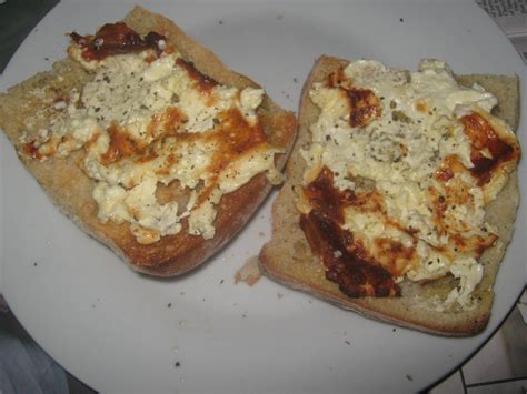 readysteadyausteritycook: Feta cheese on toast