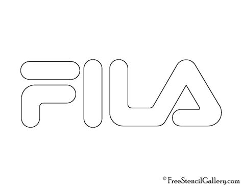 Fila Logo Stencil Free Stencil Gallery