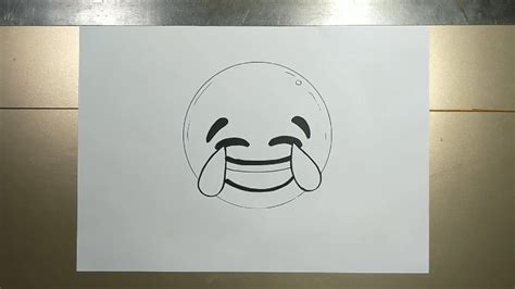 How To Draw Laughing Emoji In 5 Minutes Youtube